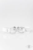 Innocent Till Proven GLITZY! - White - Paparazzi Accessories