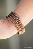 Front Row Fabulous - Copper - Paparazzi Accessories
