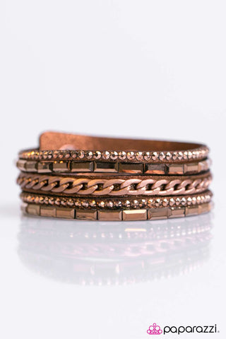 Front Row Fabulous - Copper - Paparazzi Accessories