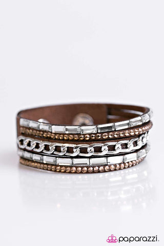 Front Row Fabulous - Brown - Paparazzi Accessories