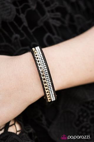 The Perfect Score - Gold - Paparazzi Accessories