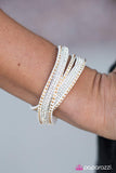 Stop, Drop, and Sparkle - White - Paparazzi Accessories
