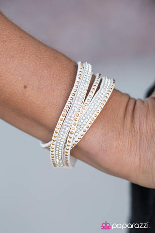 Stop, Drop, and Sparkle - White - Paparazzi Accessories