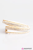 Stop, Drop, and Sparkle - White - Paparazzi Accessories