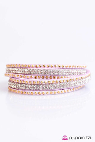 Stop, Drop, and Sparkle - Purple - Paparazzi Accessories