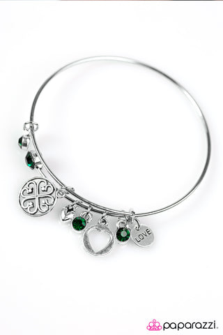 Love To Bits - Green - Paparazzi Accessories