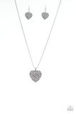 Look Into Your Heart - Silver - Paparazzi Accessories