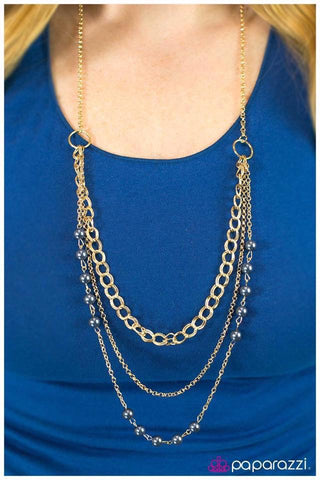 Blue Pearl Necklace - Paparazzi Accessories