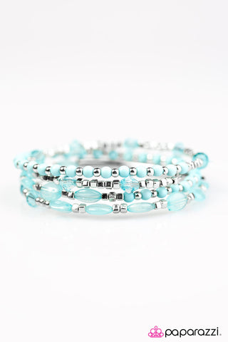 Tiki Twist - Blue - Paparazzi Accessories
