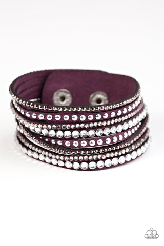 Guitars and Glitter - Purple - Paparazzi Accessories