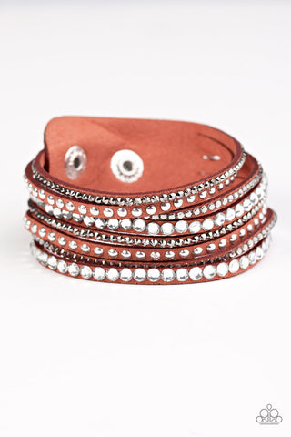 Guitars and Glitter - Orange - Paparazzi Accessories