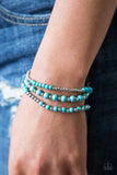 Anasazi Desert - Blue - Paparazzi Accessories
