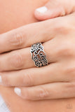 Wild About Wildflowers - Silver - Paparazzi Accessories