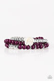 Waltzing Wildflowers - Purple - Paparazzi Accessories