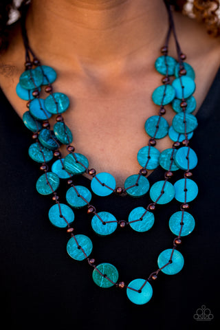 Tiki Tango - Blue - Paparazzi Accessories