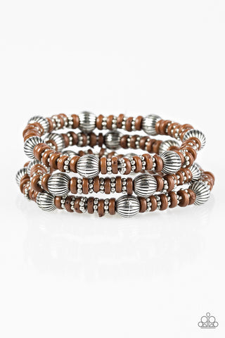 Barcelona Ball - Brown- Paparazzi Accessories