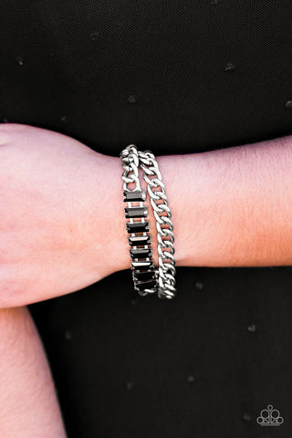 Plunge Into Grunge - Black - Paparazzi Accessories
