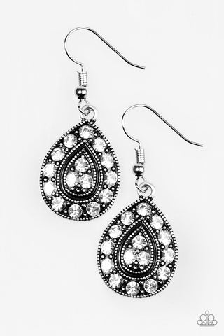 Storming Shimmer - White - Paparazzi Accessories