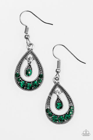 Downtown Princess - Green - Paparazzi Accessories
