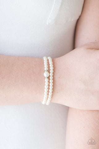 Cambridge Chic - White - Paparazzi Accessories