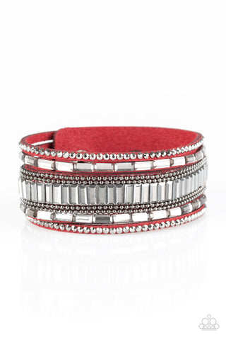 Spectacular Shimmer - Red - Paparazzi Accessories