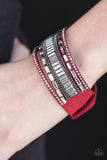 Spectacular Shimmer - Red - Paparazzi Accessories