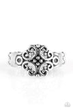 Timelessly Entrancing - Silver - Paparazzi Accessories