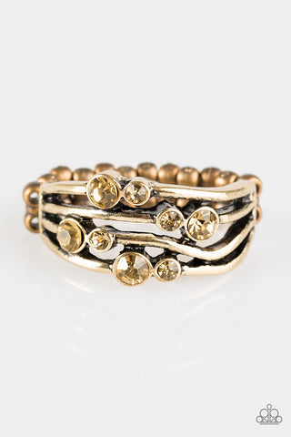 Welcome To GLEAMland - Brass - Paparazzi Accessories