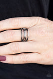 Top Edge - Black - Paparazzi Accessories