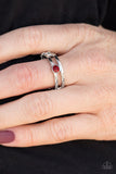 Lead The Line - Red - Paparazzi Accessories
