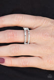Dauntless Shimmer - White - Paparazzi Accessories