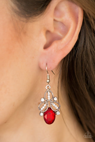 A CROWN Pleaser - Red - Paparazzi Accessories