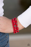 Disco Diva - Red - Paparazzi Accessories