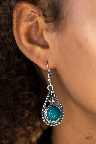 Not All HUE Wander - Blue - Paparazzi Accessories