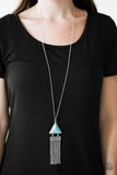 Point Of The Mountain - Blue - Paparazzi Accessories