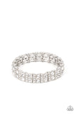Mic Dropping Drama - White - Paparazzi Accessories