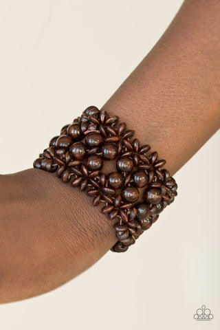 Tropical Bliss - Brown- Paparazzi Accessories