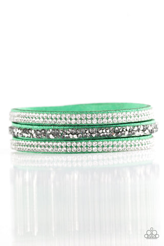 Mega Glam - Green - Paparazzi Accessories