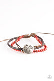 Treetop Treasure - Red - Paparazzi Accessories