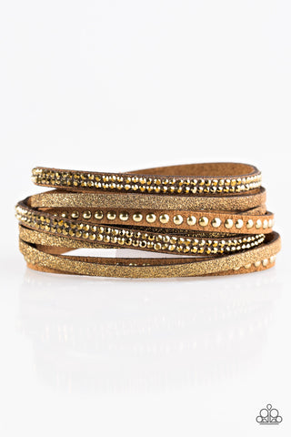 Once Upon A SHOWTIME - Brass - Paparazzi Accessories