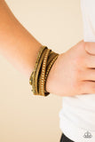 Once Upon A SHOWTIME - Brass - Paparazzi Accessories