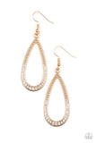 Dripping In Diamonds - Gold - Paparazzi Accessories