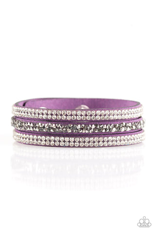 Mega Glam - Purple - Paparazzi Accessories