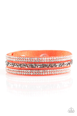 Mega Glam - Orange - Paparazzi Accessories