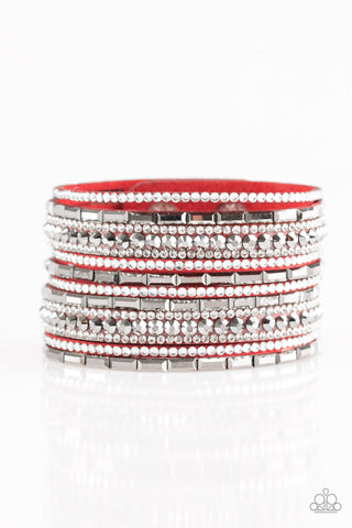 Wham Bam Glam - Red - Paparazzi Accessories