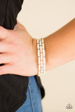 Stone Paradise - White - Paparazzi Accessories