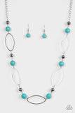 Simple Stonework - Blue - Paparazzi Accessories