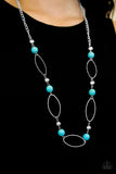 Simple Stonework - Blue - Paparazzi Accessories