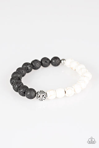 Exhilaration - White - Paparazzi Accessories