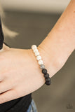 Exhilaration - White - Paparazzi Accessories